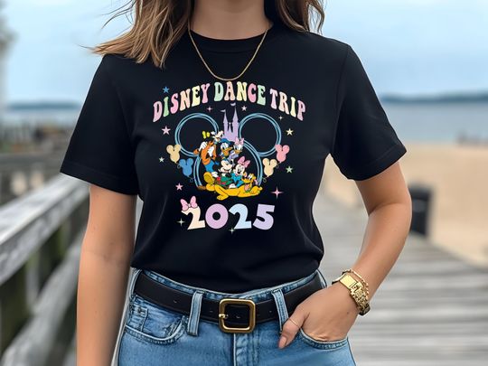 Discover Disney Dance Trip 2025 Tshirt, Disney 2025 Shirt, Disney Dance Tshirt, Disney Family Trip T-shirt, Disney Vacation 2025 Shirt, Gifts For Her