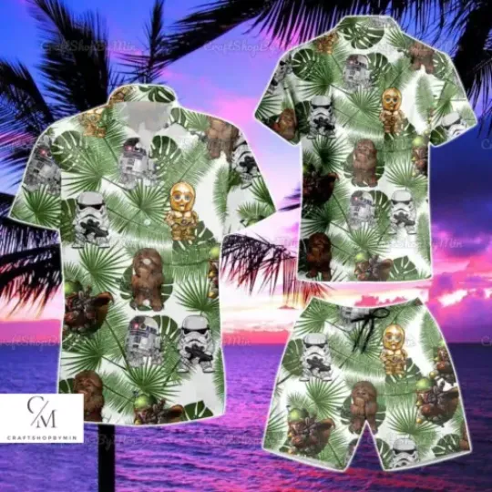 Star Wars Swim 3D HAWAII SHIRT  All Over Print Father Gift