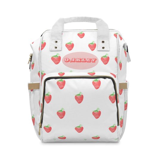Coquette Strawberry Diaper Backpack