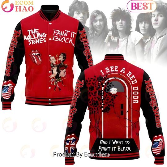 The Rolling Stones I See A Red Door Baseball Jacket
