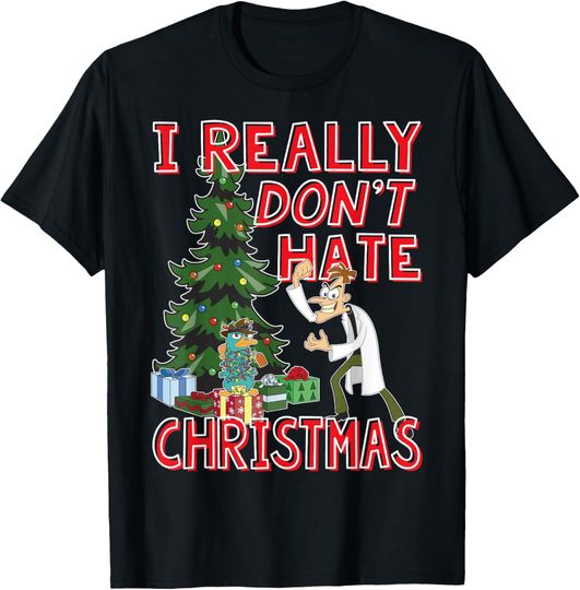Disney Phineas And Ferb DOOF Christmas Quote T-Shirt, Disney T-Shirt