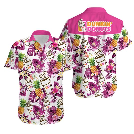 Dunkin Donuts Hawaiian Shirt