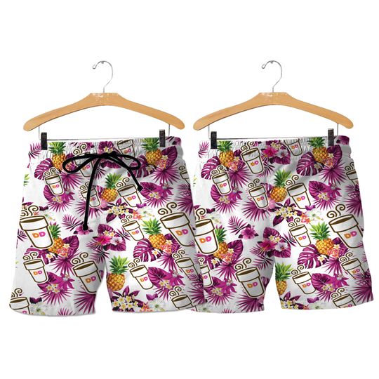 Dunkin Donuts Hawaiian Shirt