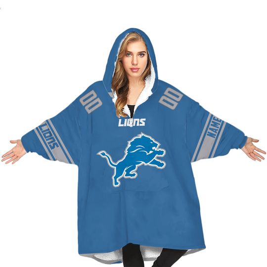 Detroit Lions – football Personalized Blanket Hoodie