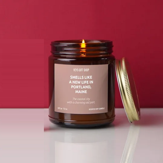 Smells Like a New Life in Portland, Maine - Scented Candle
