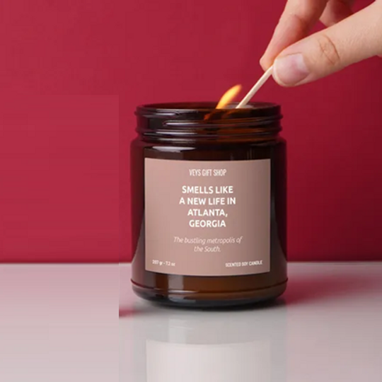 Smells Like a New Life in Atlanta, Georgia - Scented Candle
