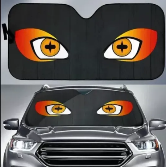 Narutoo Sunshade Sage Mode Car Sun Protection Windshield Auto Accessory