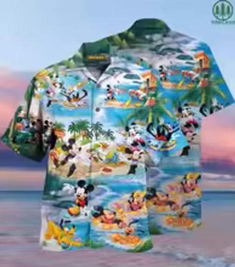 Discover Mickey Hawaiian Shirt For Men Daisy Pluto Disney Picnic Hawaiian Shirt