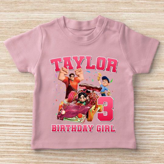 Vanellope Birthday Shirt, Vanellope Birthday T-shirt, Vanellope, Personalized Shirt, Custom Shirt, Wreck it Ralph