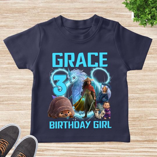 RAYA and the Last Dragon Birthday Shirt, Raya and the Last Dragon, Raya, Raya personalized birthday shirt, Raya birthday