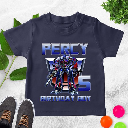 Transformers Birthday Family Matching Shirt, Transformers Rescue Bots Personalized Shirt, Custom Name and Age Birthday Shirt