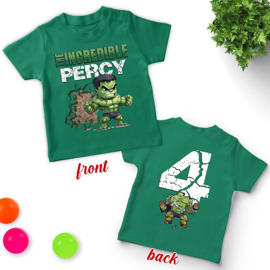 Superhero Comic Birthday T Shirt, Hulk Theme Party, Iron Man, Hulk Personalized Shirt Kids, Gift Birthday Shirt, Family Tees Custom
