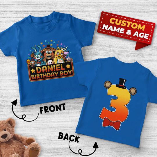Five Nights at Freddy's Birthday Shirt/Five Nights at Freddy Birthday Family Shirt/Fnaf Birthday Family Shirt/Birthday Family Shirt