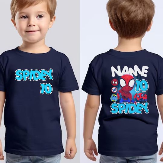 Spidey And His Amazing Friends Shirt/Spidey Family Shirt/Spidey and His Amazing Friends Birthday Tee/Personalized Matching Shirt