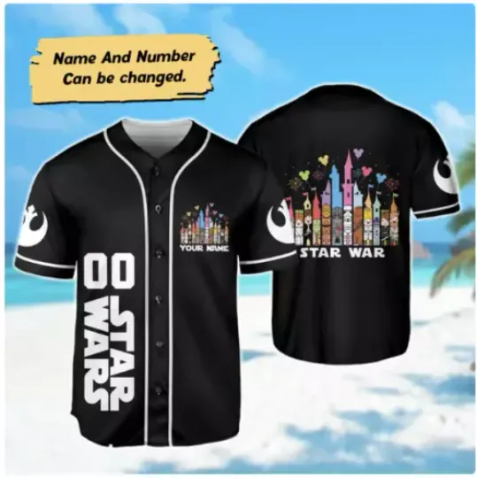Custom Star Wars Baseball Jersey Shirt
