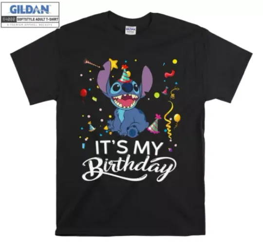 Discover Stitch It's My Birthday Cute T-shirt