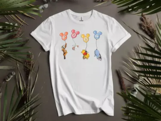 Discover Cute Disney Winnie The Pooh T-shirt