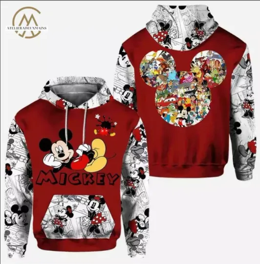 Discover Magic Mickey Mouse Ears 3D HOODIE Halloween Gift Best Price Christmas Gift