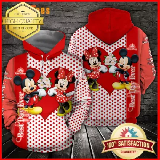 Mickey Mouse all over print 3D HOODIE Mother Day Gift All Over Print Best Price