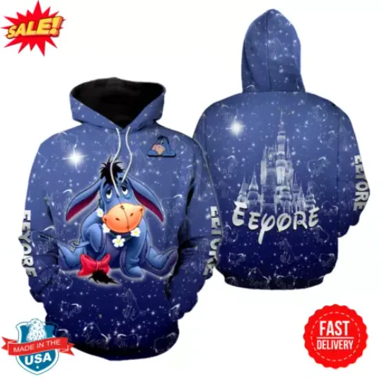 Discover Disney Eyeore 3D Hoodie Women's hoodie S-5XL