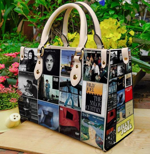 Billy Joel Leather Handbag, Billy Joel Woman Handbag, Shoulder Bag, Crossbody Bag, Vintage Top Handle Bag