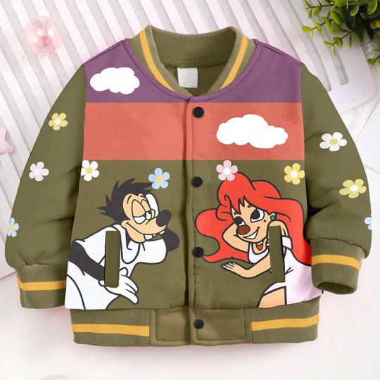 Max And Roxanne Couple Kids and Youth Baseball Jacket, Aldult Unisex Varsity Baseball Jacket