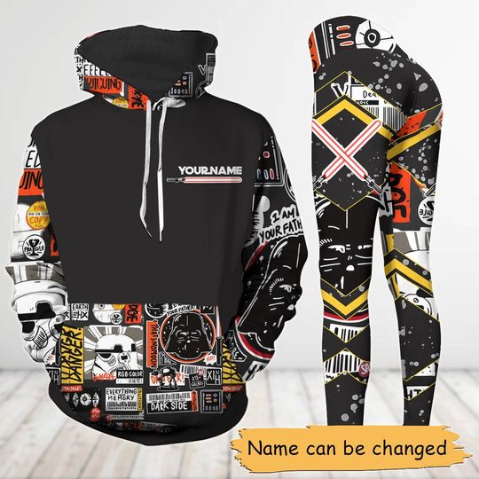 Custom Star Wars Hoodies, Darth Vader Hoodies And Leggings, Stormtrooper Hoodies, Galaxy's Edge Yoga Pants, Laser Star Wars Outfit