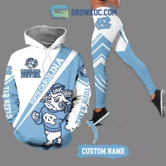 North Carolina Tar Heels Carolina Fever Hoodie Leggings Set
