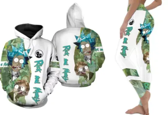 Discover Hollow Hoodie 3D or Legging for Fan /Rickandmorty-For Women
