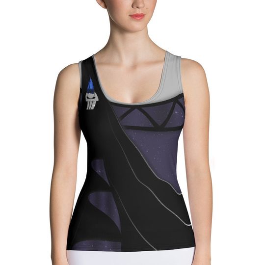 Hades Inspired Running Costume Tank Top for Wine & Dine | Princess Run | Villain Costume