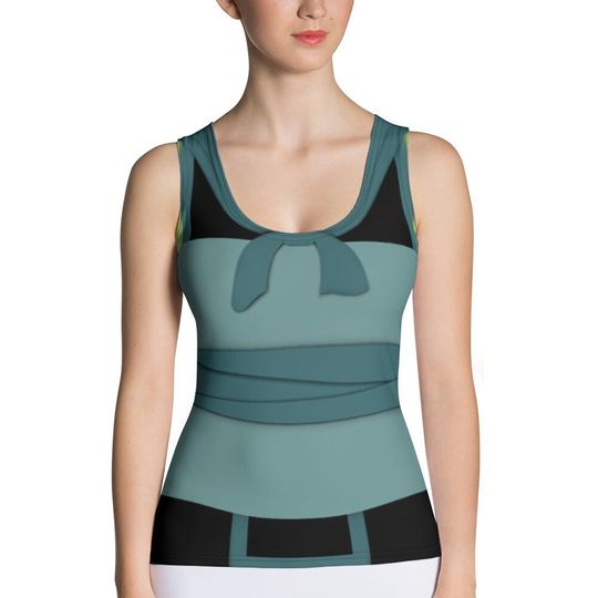 Warrior Princess Inspired Running Costume Tank Top for Princess Run Half Marathon Weekend | Mulan Costume | Wine And Dine