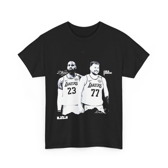 Luka Doncic Los Angeles Basketball T-Shirt, Luka & LeBron LA T-Shirt