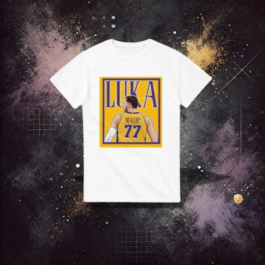 Luka Doncic Lakers Jersey T-Shirt - Celebrate the Trade, Luka Magic Apparel