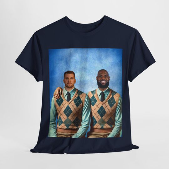 LeBron James & Luka Doncic T-Shirt, NBA T Shirt, NBA Fans, Gift for Fans NBA