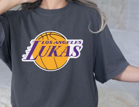 Lakers Tee, Luka Doncic Trade Shirt, Los Angeles Lukas Shirt, Basketball Fan Gift, Sports Apparel, NBA T-shirt