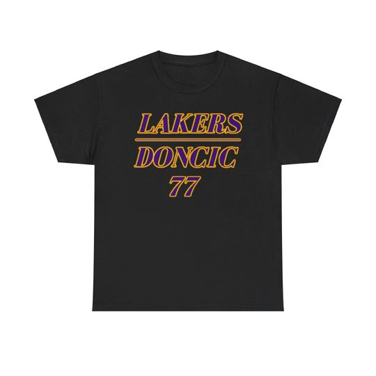 Lakers Luka Doncic Unisex Tee - Sporty Casual Wear, Gift for Basketball Fans, Game Day Apparel, NBA T-Shirt, gifts for her, him