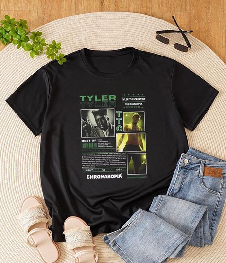 Tyler the Creator Rapper Shirt, Tyler the Creator Chromakopia Tour 2025 Shirt, Tyler the Creator Fan Gift, Tyler the Creator 90s Vintage Tee