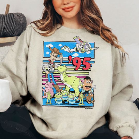 Retro Disney Toy Story Characters Shirt, Woody Buzz Lightyear T-shirt, You Ve Got A Friend In Me, Toy Story Group, Toy Story Land Tee