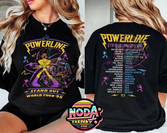 2-Sided Powerline Goofy Movie Shirt, Vintage Powerline Stand Out T-shirt, Goofy Powerline Max Goof, A Goofy Movie Shirt,Disney Vacation Tee