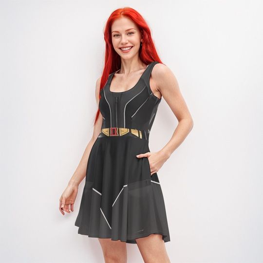 Black Widow Dress | disneybound disney world bound parks disneyland avengers natasha romanoff superhero cosplay costume