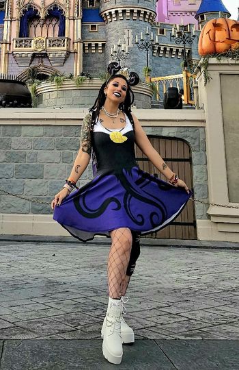 Sea Witch Skater Dress- Running Costume, Bounding, Cosplay