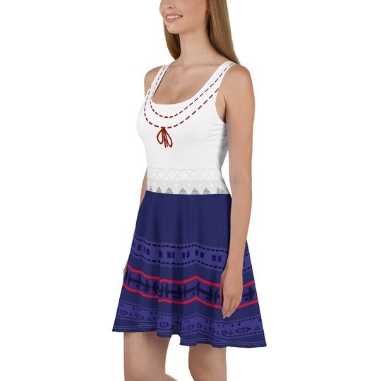 Luisa Madrigal - Encanto Dress - Disney Bounding - Express Available - Women's Skater Dress