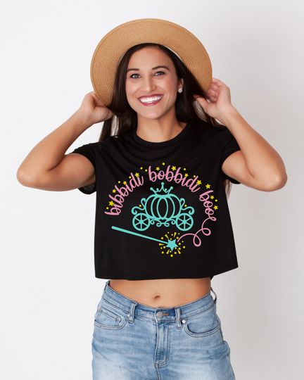 Bibbidi Bobbidi Boo Pumpkin Carriage Crop Top, Disney Crop Top