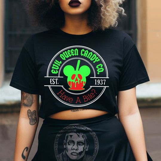 Snow White Evil Queen Candy Co Crop Top, Disney Princess Crop Top