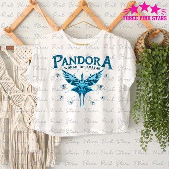 Pandora Avatar Crop Top, Pandora National Park Crop Top, Animal Kingdom Crop Top