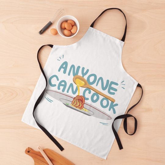 Anyone Can Cook Ratatouille Illustration Apron