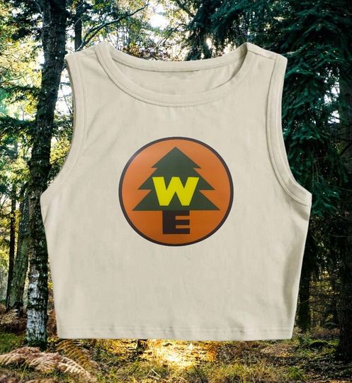 Wilderness Explorer Crop Tank Top, Disney Crop Tank Top