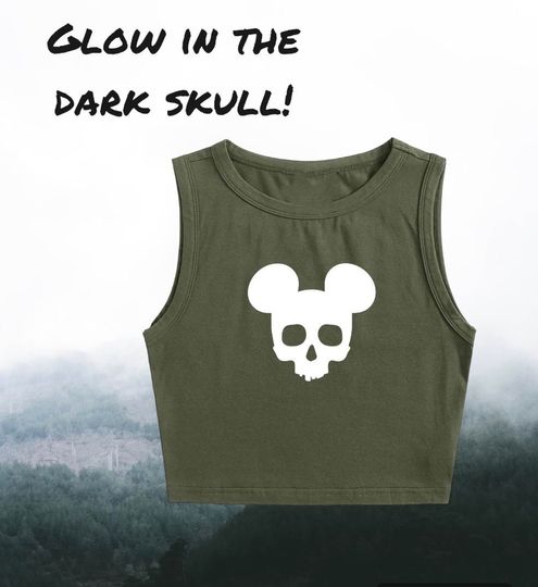 Room For One More Crop Tank Top, Disney Crop Tank Top, Haunted Mansion Crop Tank Top