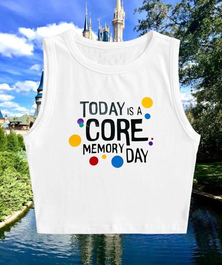 Inside Out Crop Tank Top, Disney Crop Tank Top