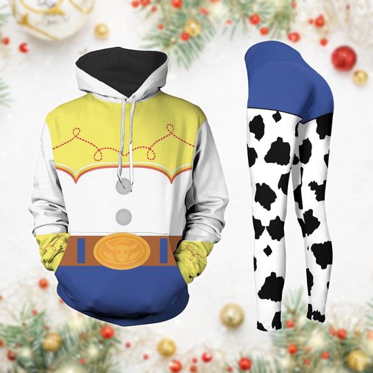 Jessie Toy Story Hoodie Legging, Toy Story Hoodie Legging, Cowgirl Hoodie Legging, Disney Hoodie Legging